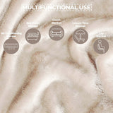 Superior Fleece Plush Medium Weight Fluffy Soft Decorative Throw