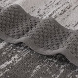 Lodie Cotton Jacquard Solid and Two-Toned Bath Towel Set of 4