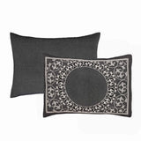 Lightweight Cotton Bedspread Set 3-Piece Lyron Floral Scroll Jacquard