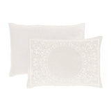 Lightweight Cotton Bedspread Set 3-Piece Lyron Floral Scroll Jacquard