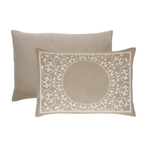 Lightweight Cotton Bedspread Set 3-Piece Lyron Floral Scroll Jacquard