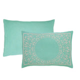 Lightweight Cotton Bedspread Set 3-Piece Lyron Floral Scroll Jacquard