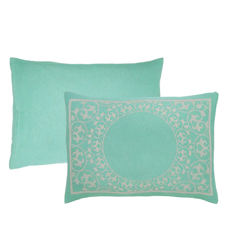 Lightweight Cotton Bedspread Set 3-Piece Lyron Floral Scroll Jacquard