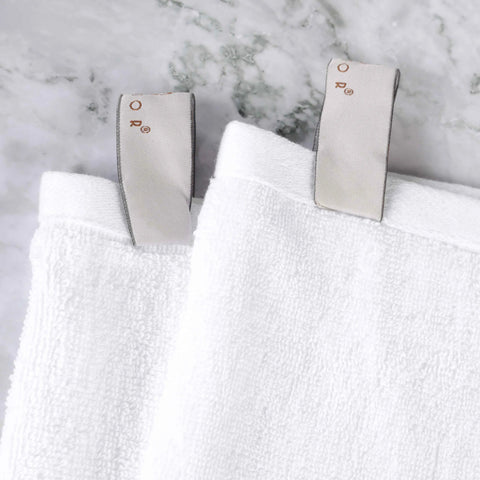 Marble Cotton Jacquard and Solid Towel Set 6 Piece