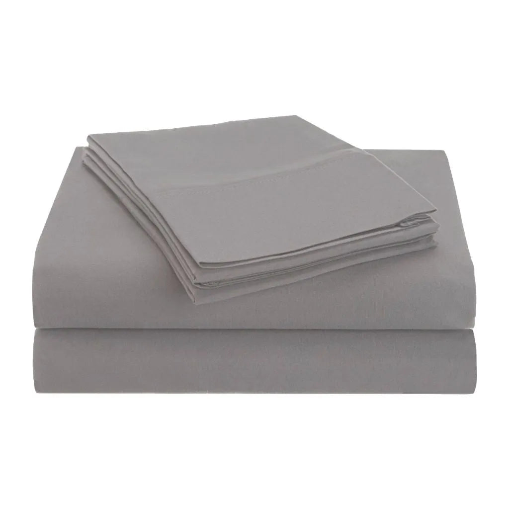 1500 Series Microfiber Deep Pocket Solid Bed Sheet Set