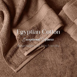 Egyptian Cotton Bath Towels Plush Absorbent Set of 2 Madison