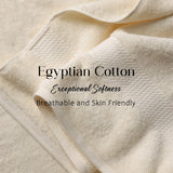 Madison Egyptian Cotton Plush Thick Absorbent Bath Towel Set of 2
