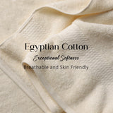 Egyptian Cotton Bath Towels Plush Absorbent Set of 2 Madison