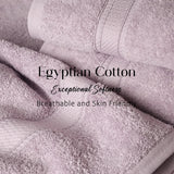 Egyptian Cotton Bath Towels Plush Absorbent Set of 2 Madison