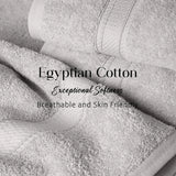 Madison Egyptian Cotton Plush Thick Absorbent Bath Towel Set of 2
