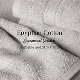 Egyptian Cotton Bath Towels Plush Absorbent Set of 2 Madison