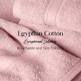 Madison Egyptian Cotton Plush Thick Absorbent Bath Towel Set of 2