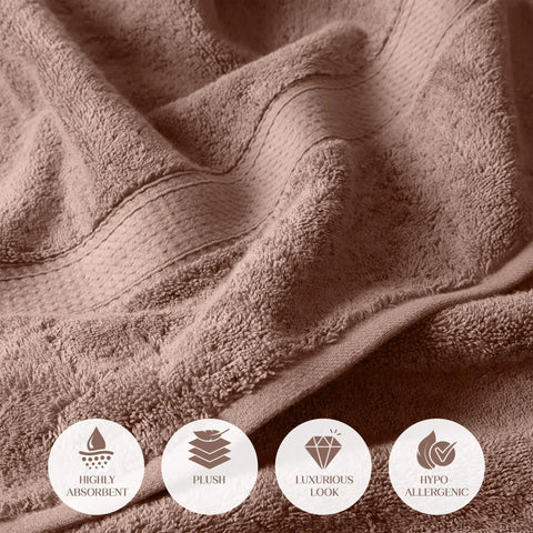 Egyptian Cotton Madison Plush Towel Set 3 Piece