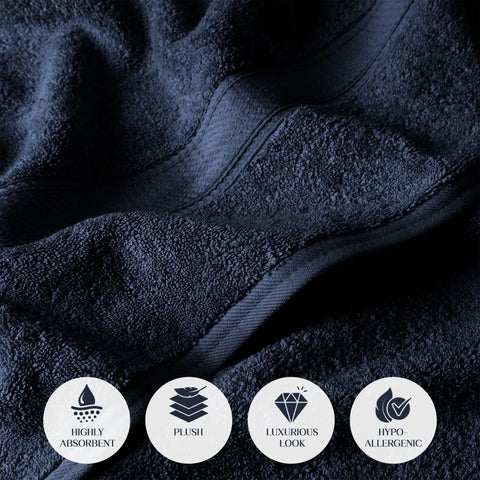 Egyptian Cotton Madison Plush Towel Set 3 Piece