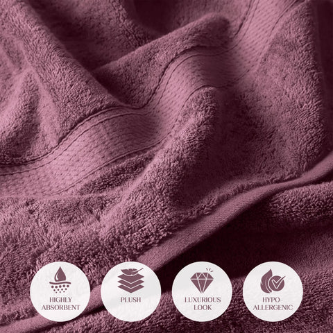 Egyptian Cotton Madison Plush Towel Set 3 Piece