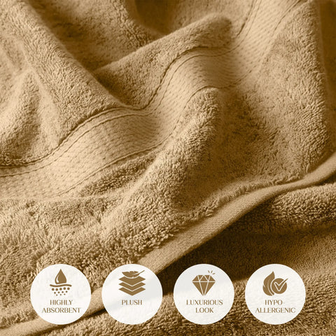 Egyptian Cotton Madison Plush Towel Set 3 Piece