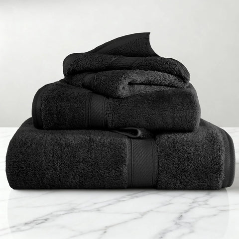 Egyptian Cotton Madison Plush Towel Set 3 Piece