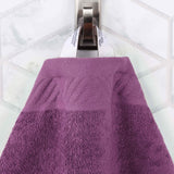 Basketweave Jacquard and Solid 6 Piece Egyptian Cotton Towel Set