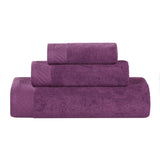 Egyptian Cotton Basketweave Solid Towel Set 3 Piece