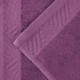 Basketweave Egyptian Cotton Solid 3 Piece Assorted Towel Set
