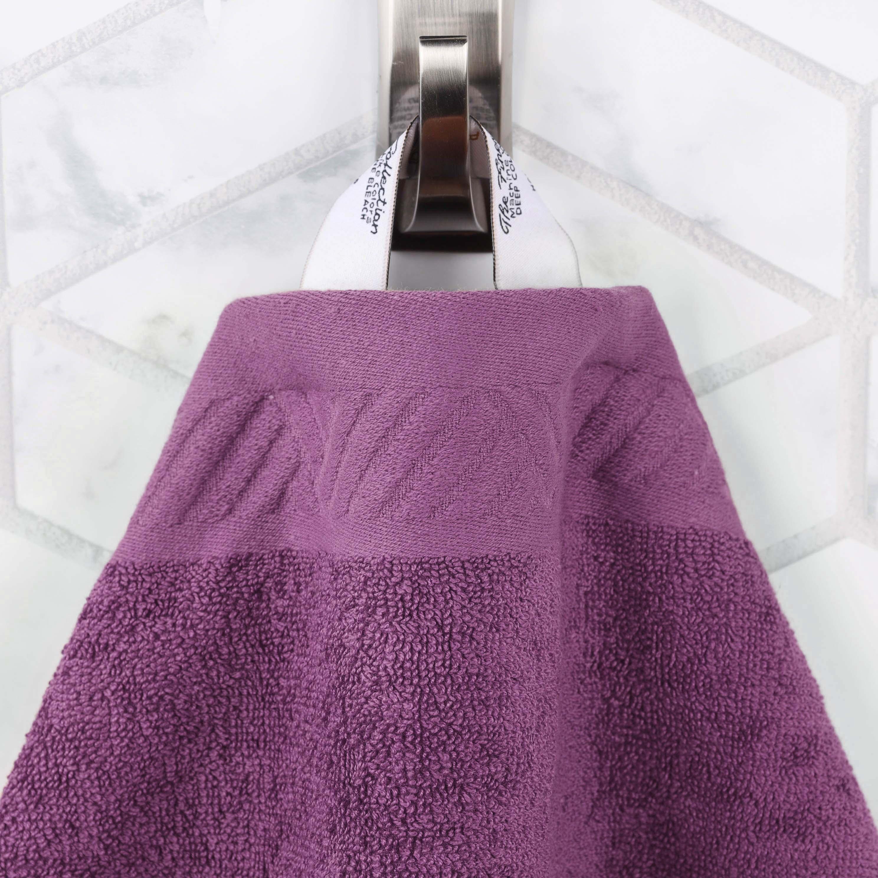 Basketweave Egyptian Cotton Solid 3 Piece Assorted Towel Set