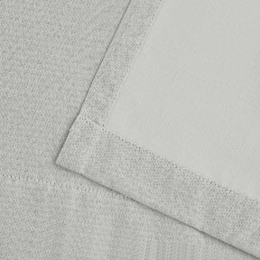 Linen Pattern Washable Room Darkening Blackout Curtain Set 52" - 8 Pieces