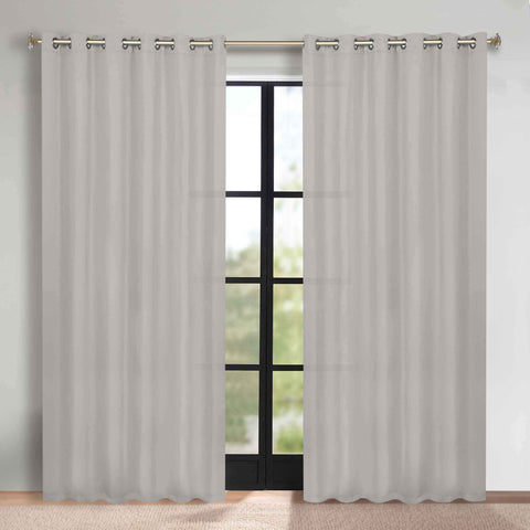 Blackout Window Curtains Classic Modern Room Darkening Set of 2