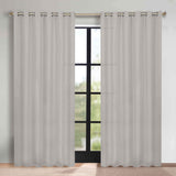 Classic Modern Solid Room Darkening Blackout Curtain Panels, Set of 2