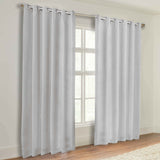 Classic Modern Solid Room Darkening Blackout Curtain Panels, Set of 2