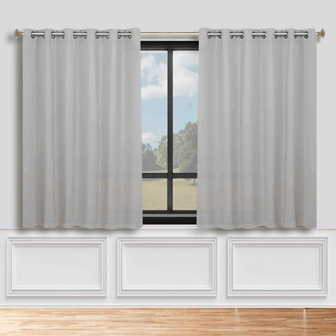 Blackout Window Curtains Classic Modern Room Darkening Set of 2