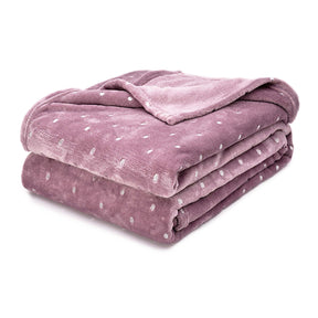Fleece Plush Medium Weight Fluffy Soft Decorative Blanket Or Throw