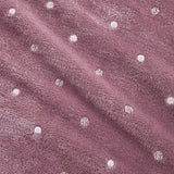 Fleece Plush Medium Weight Fluffy Soft Decorative Polka Dot Blanket