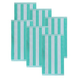 Striped Oversized Cotton Beach Towel Set of 2, 4, or 6 Piece