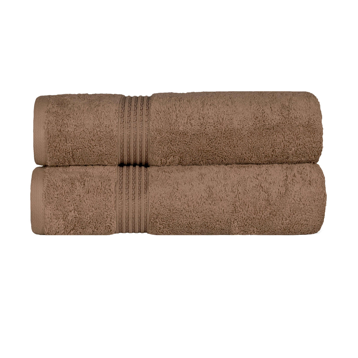 Heritage Egyptian Cotton Plush Thick Absorbent Bath Towel Set of 2