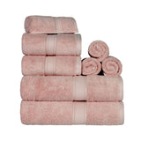 Egyptian Cotton 8-piece towel set – Plush & Heavyweight