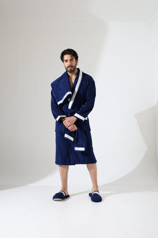 Anka Night Blue Bathrobe