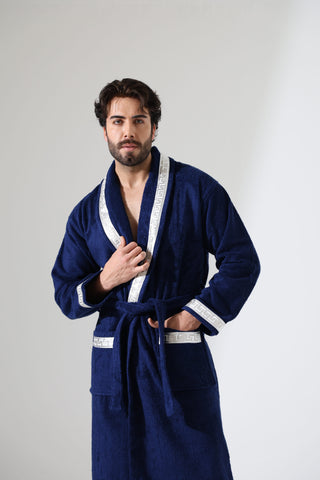 Anka Night Blue Bathrobe