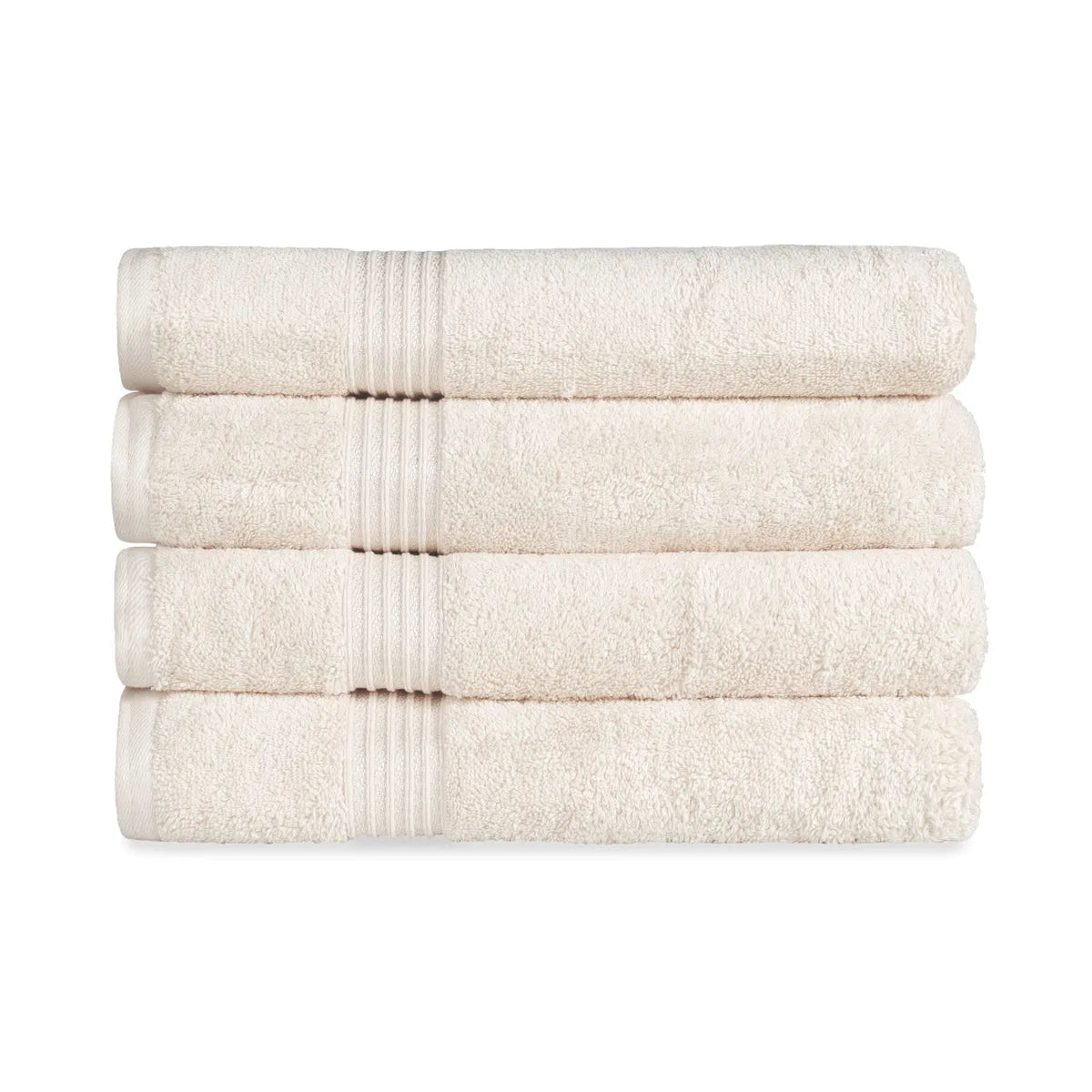 Heritage Egyptian Cotton Plush Absorbent Luxury Bath Towel Set of 4
