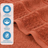 Napa Zero Twist Cotton Solid Waffle Honeycomb 3 Piece Towel Set