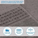 Napa Zero Twist Cotton Solid Waffle Honeycomb 9 Piece Towel Set
