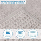 Napa Zero-Twist Cotton Waffle Face Towel Set 12 Piece