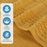 Napa Zero-Twist Cotton Waffle Towel Set 3 Piece