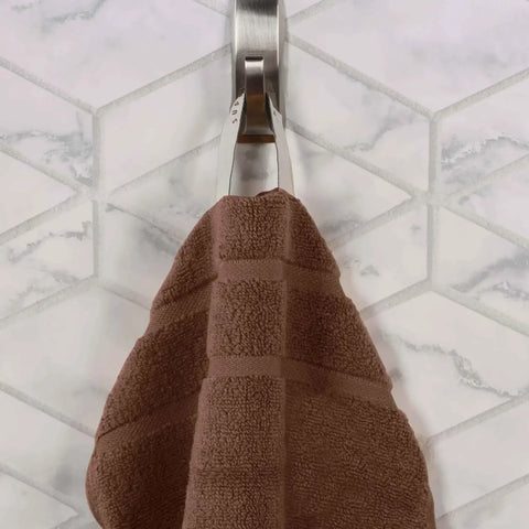 Napa Zero Twist Cotton Solid Waffle Honeycomb 8 Piece Towel Set
