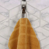 Napa Zero Twist Cotton Solid Waffle Honeycomb Hand Towel Set of 6