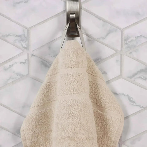Napa Zero-Twist Cotton Waffle Face Towel Set 12 Piece