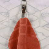 Napa Zero Twist Cotton Solid Waffle Honeycomb Hand Towel Set of 6