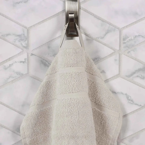 Napa Zero Twist Cotton Solid Waffle Honeycomb 3 Piece Towel Set