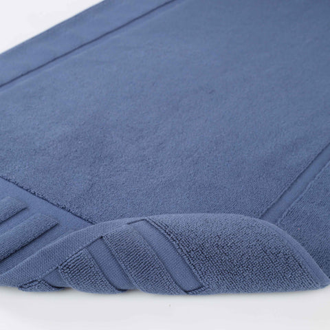 Leo Cotton Modern Absorbent Heavy Washable Bath Mat Set of 2