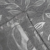 Leaves Room Darkening Washable Blackout Curtain Panels, Set of 2