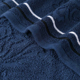 Zero-Twist Cotton Jacquard Towel Set 9 Piece - Sadie